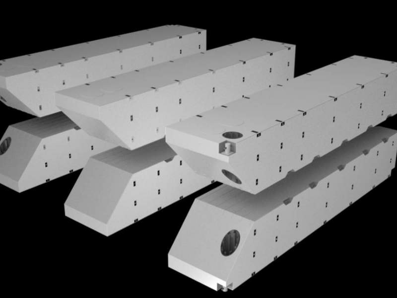 Stalwart Marine MB12000 Aluminium Modular Spud Barge