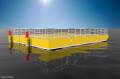 Stalwart Marine Spud Barge Road Transportable Aluminium Construction Barge