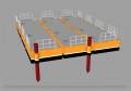 Stalwart Marine Spud Barge Road Transportable Aluminium Construction Barge