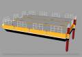 Stalwart Marine Spud Barge Road Transportable Aluminium Construction Barge