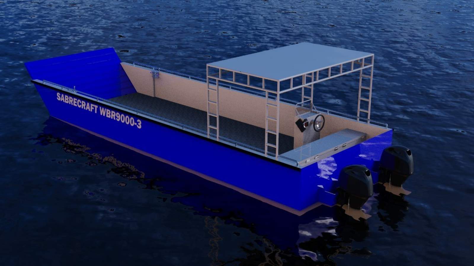 Stalwart Marine WBR9000-3 Work Boat with Ramp