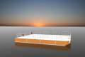 Stalwart Marine Road Transportable Deck Barge Construction Dumb Barge Steel
