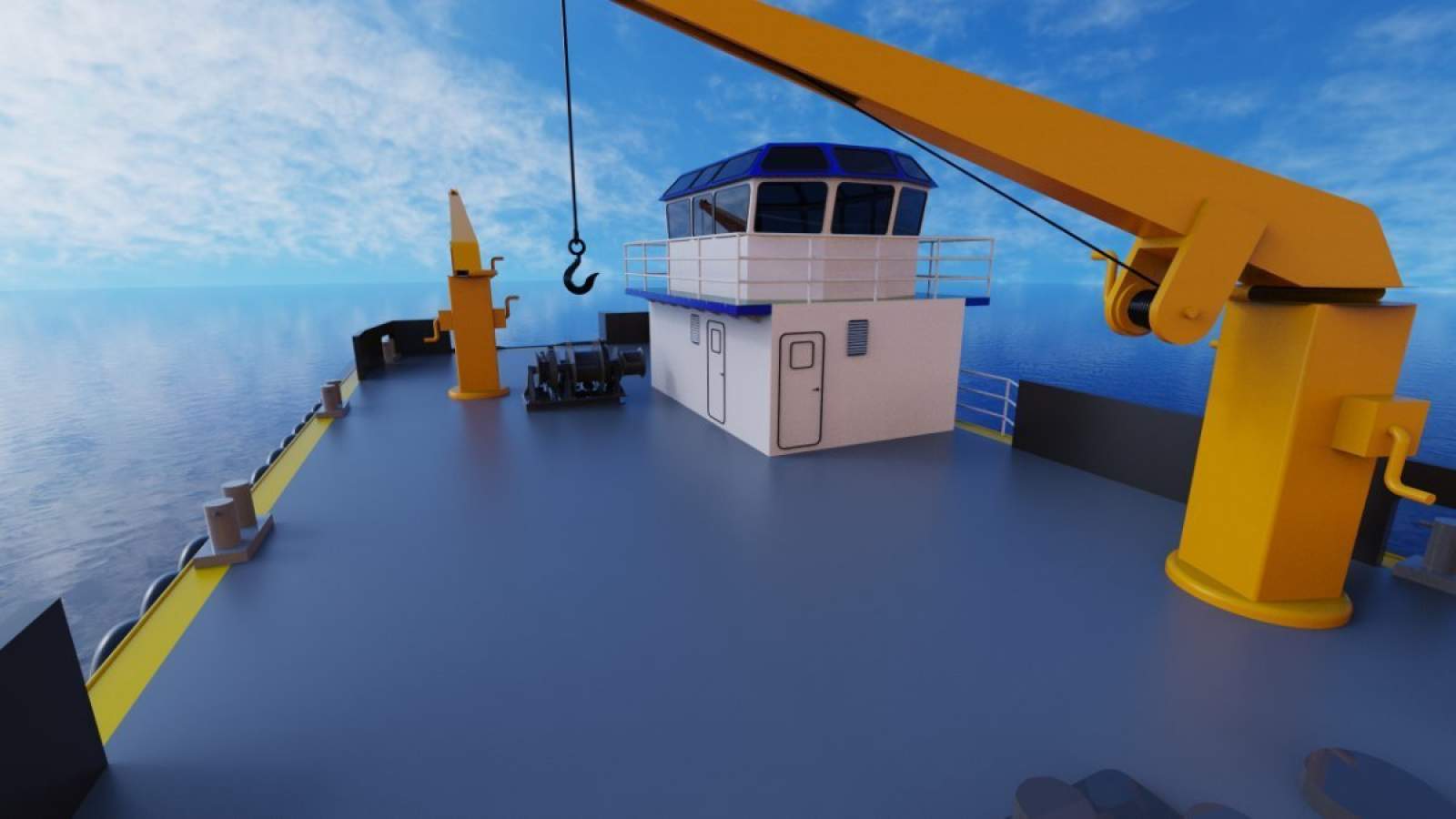 Stalwart Marine Barge Multi Cat Utility Vessel Work Boat