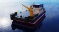 Stalwart Marine Barge Multi Cat Utility Vessel Work Boat