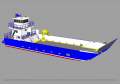 Stalwart Marine Landing Craft Barge 24.00 meter Aluminium with Deck Crane