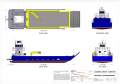 Stalwart Marine Landing Craft Barge 24.00 meter Aluminium with Deck Crane