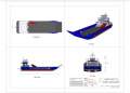 Stalwart Marine Landing Craft Barge 24.00 meter Aluminium with Deck Crane