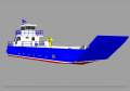 Stalwart Marine Landing Craft Barge 24.00 meter Aluminium with Deck Crane