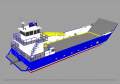 Stalwart Marine Landing Craft Barge 24.00 meter Aluminium with Deck Crane