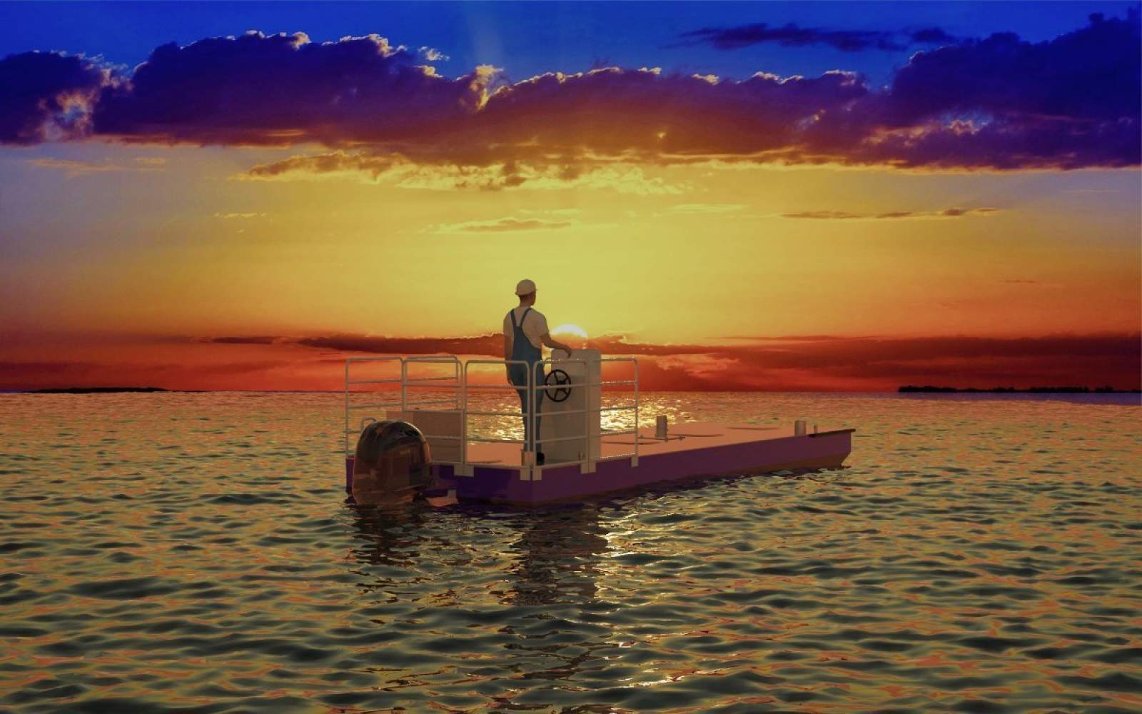 Stalwart Marine SPB7000 Self Propelled Spud Barge
