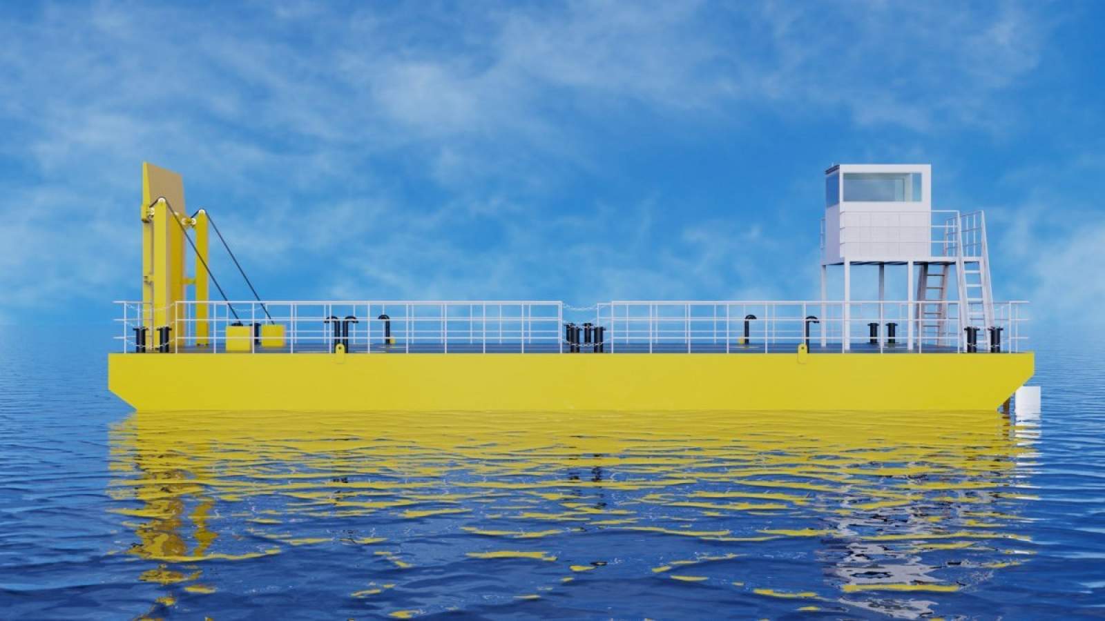 Stalwart Marine Barge Multiple Options Ramp, Deck, Jack Up Accommodation