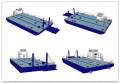 Stalwart Marine Barge Multiple Options Ramp, Deck, Jack Up Accommodation