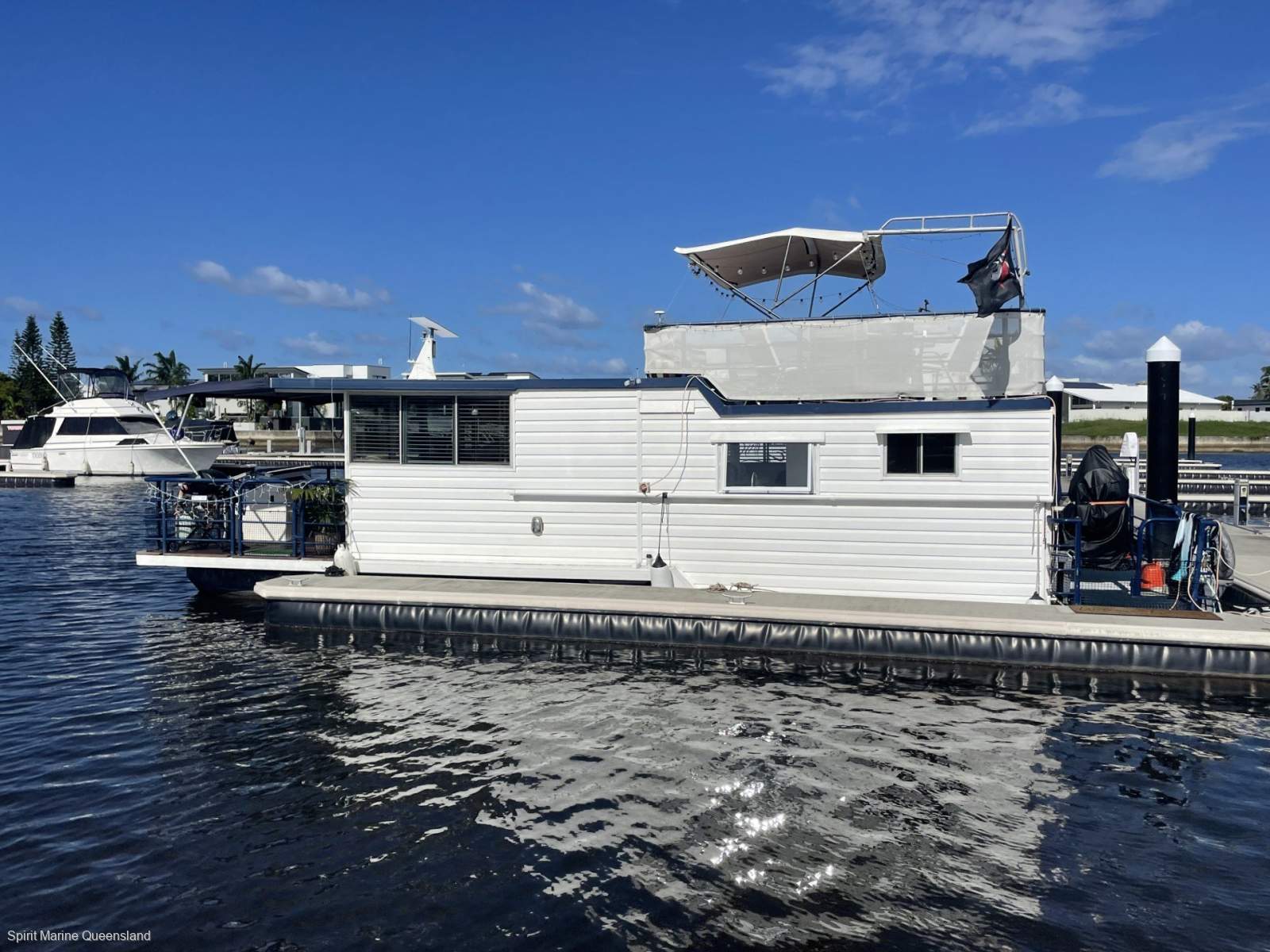 Custom Houseboat