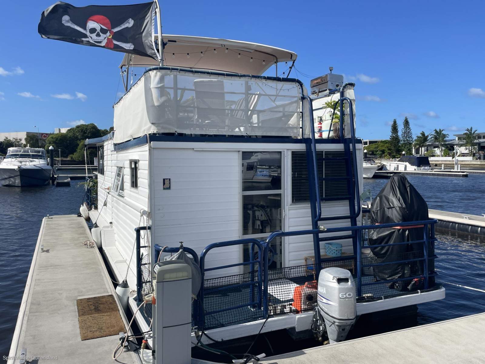 Custom Houseboat
