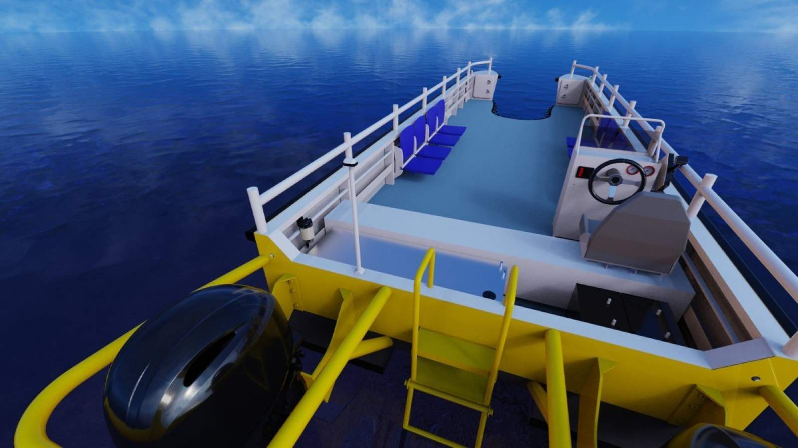 Stalwart Marine WCP8500 - 8.50 Meter Catamaran Pile/Pylon Work Boat