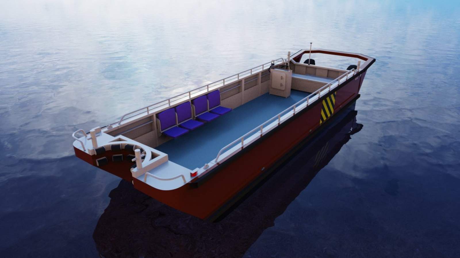 Stalwart Marine WB8000-P - 8.00 Meter Work Boatwith Pile Cutout