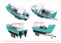Stalwart Marine WBCR5900 - 5.9 m Catamaran Work Boat with Ramp