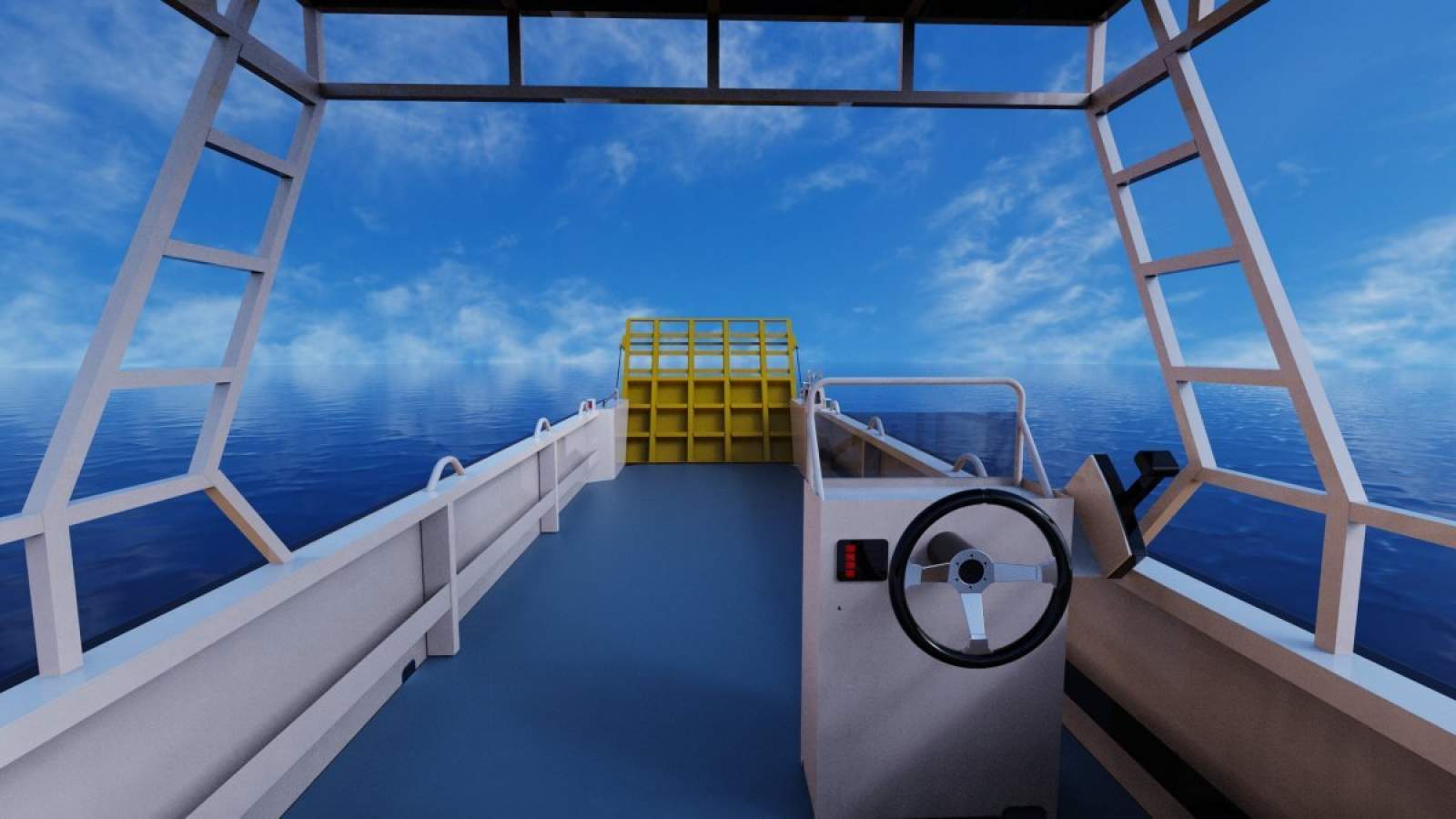 Stalwart Marine WB5900 -7.40 Meter Catamaran Work Boat with Ramp