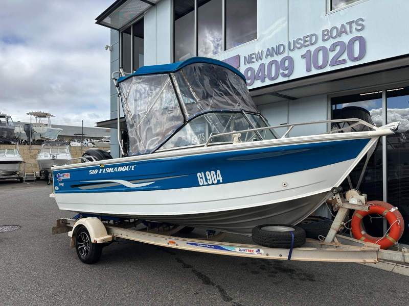 Quintrex 510 Fishabout with Mercury 80HP 4 Stroke 2018 Package