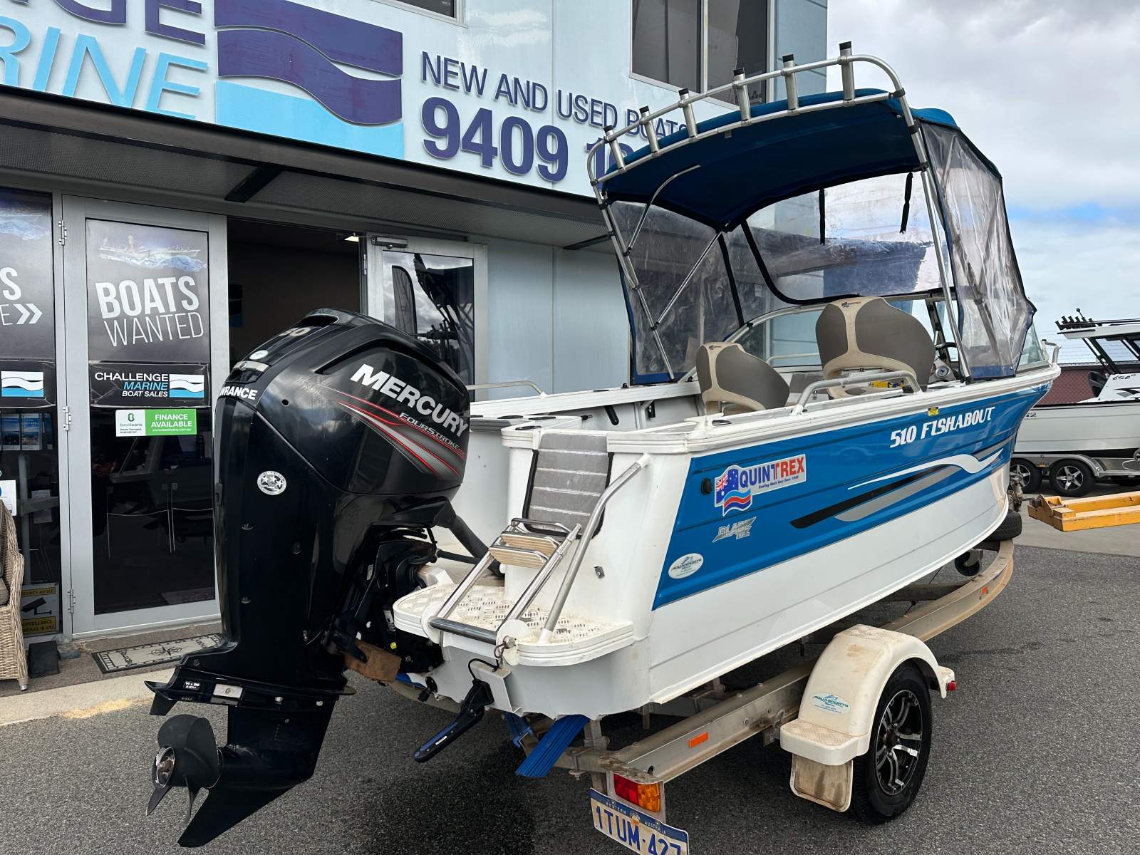 Quintrex 510 Fishabout with Mercury 80HP 4 Stroke 2018 Package