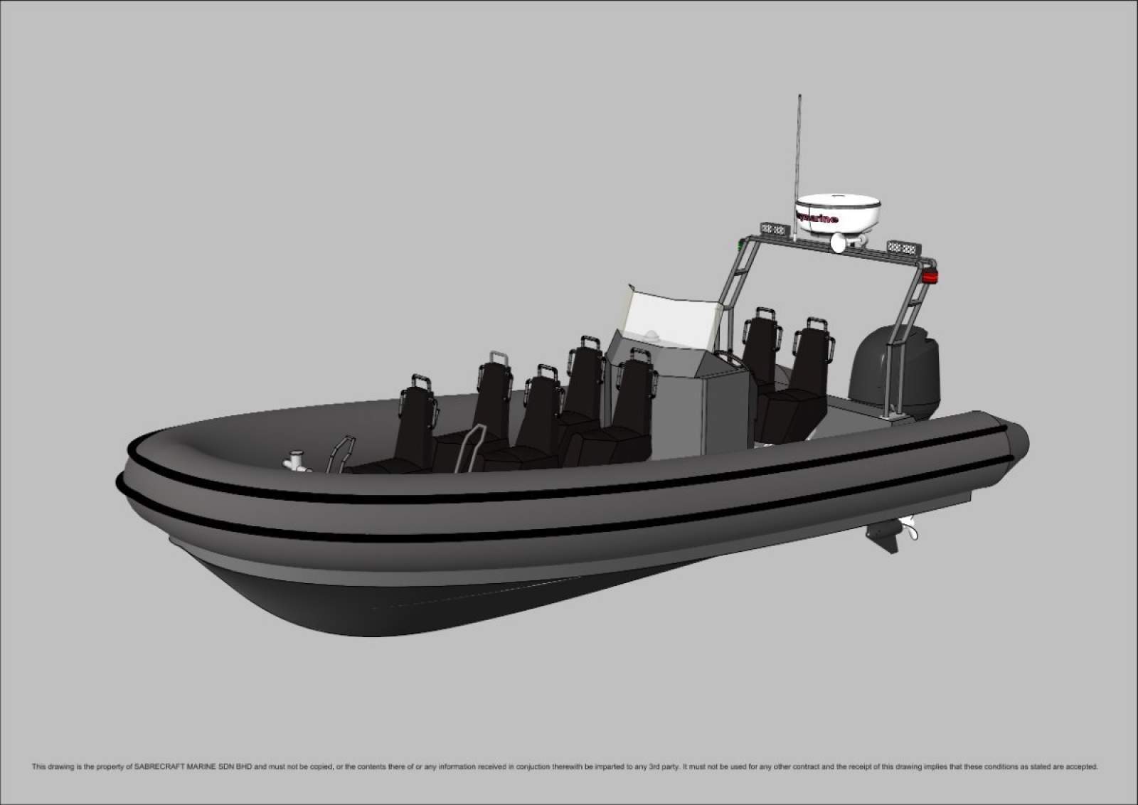 Stalwart Marine Patrol RHIB 6000 5 + 2
