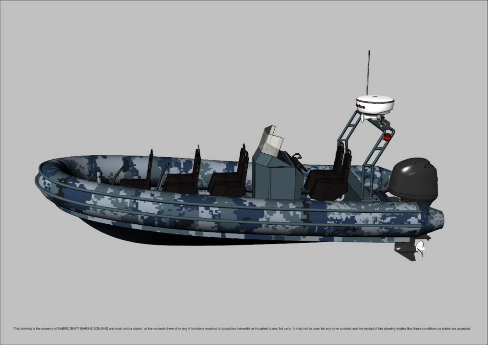 Stalwart Marine Patrol RHIB 6000 5 + 2