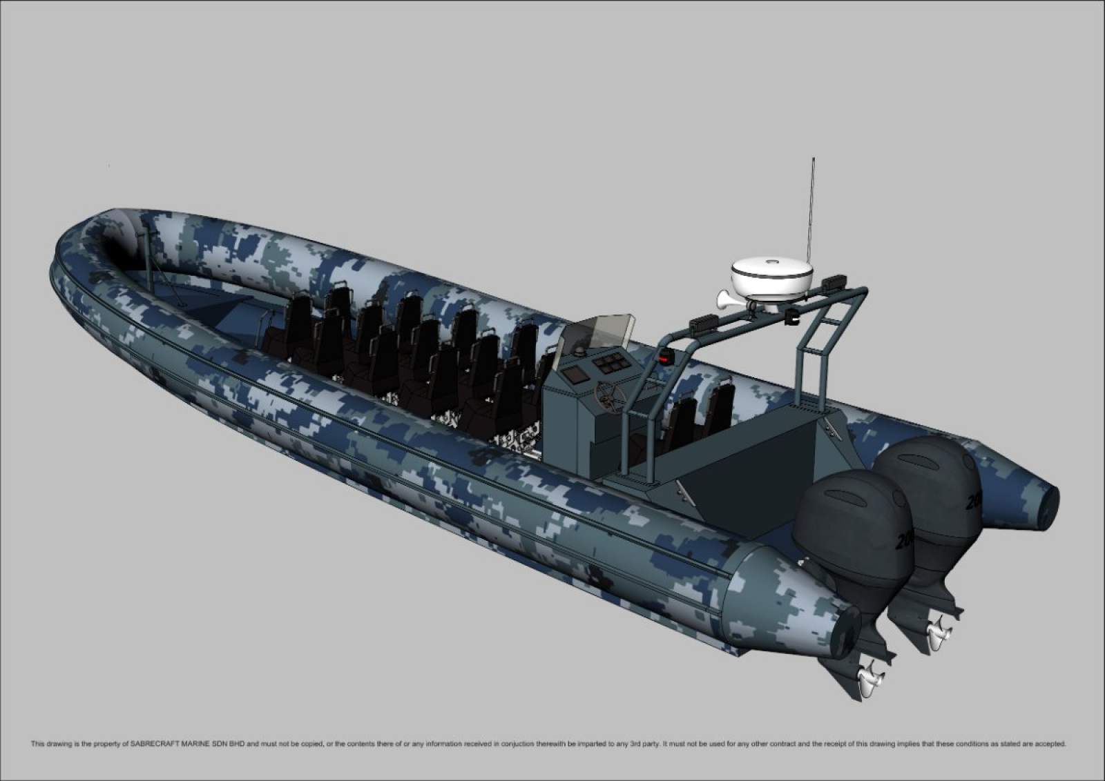 Stalwart Marine Patrol RHIB 11000 14 + 2