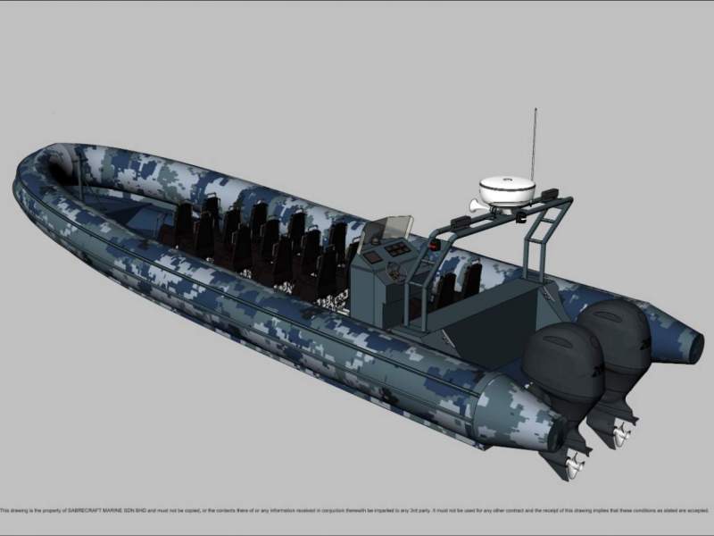 Stalwart Marine Patrol RHIB 11000 14 + 2