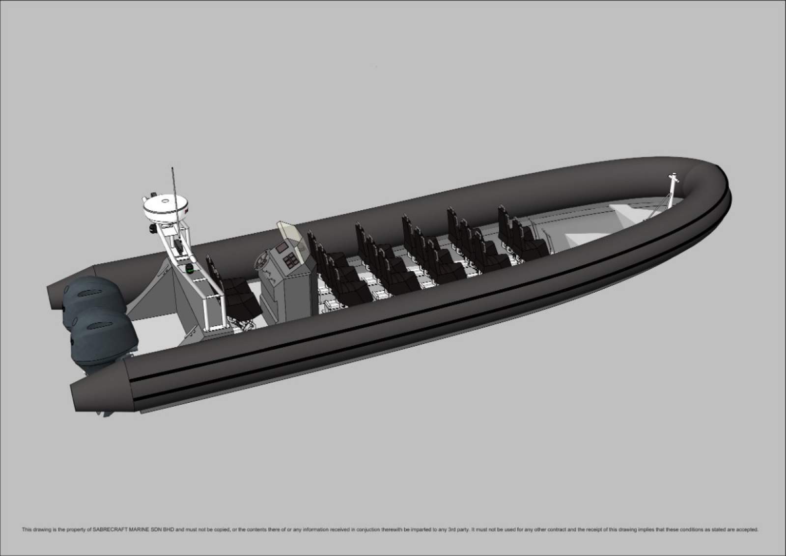 Stalwart Marine Patrol RHIB 11000 14 + 2