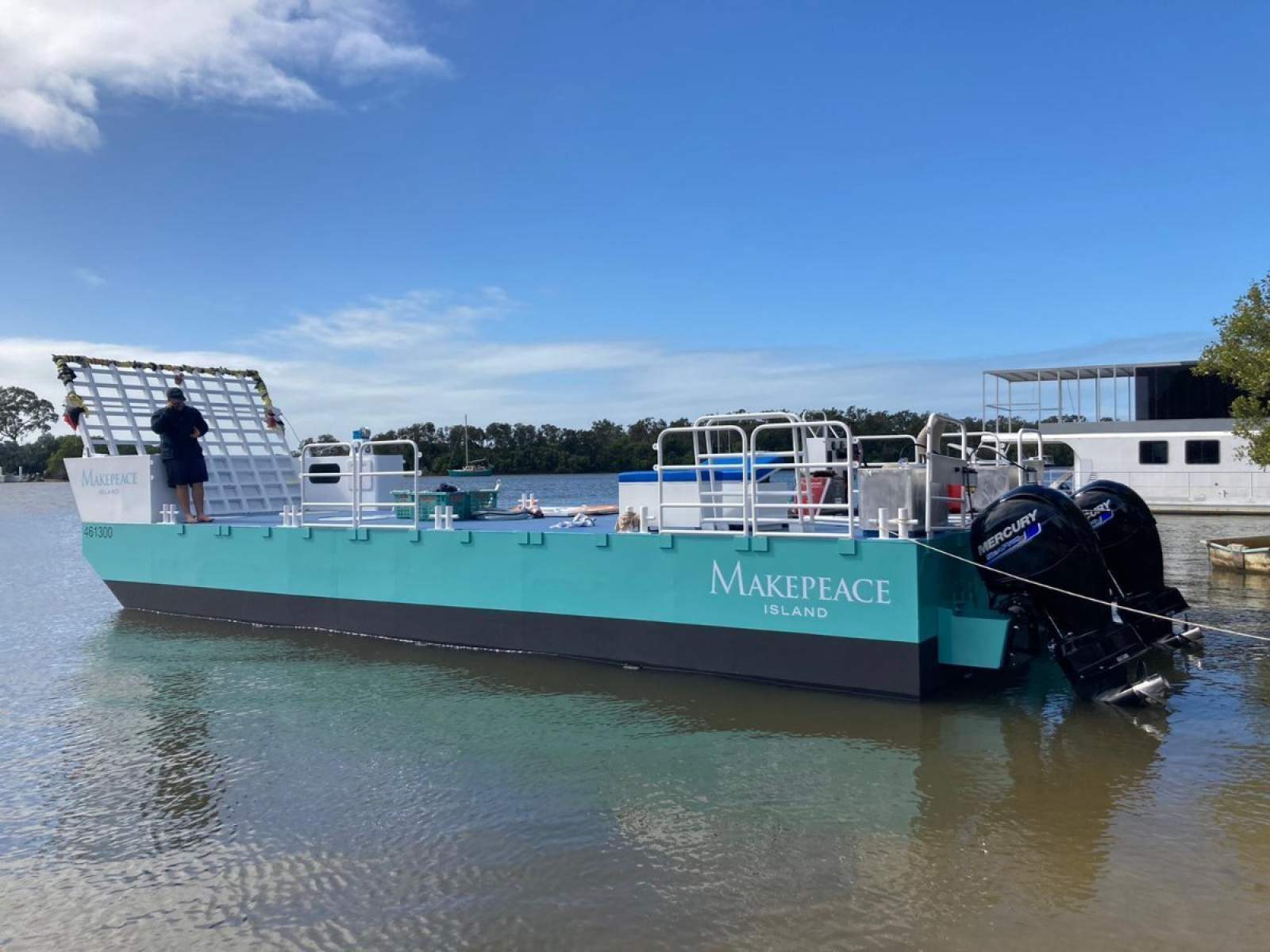 Stalwart Marine SPMB12000 -12.0 Metre Self Propelled Modular Barge with Ramp