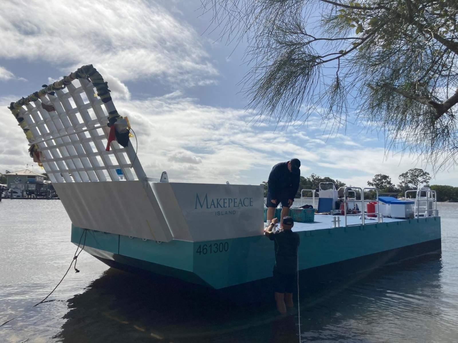 Stalwart Marine SPMB12000 -12.0 Metre Self Propelled Modular Barge with Ramp