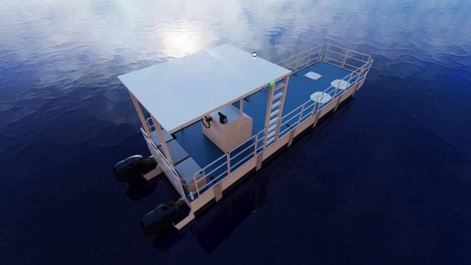 Stalwart Marine SPMB9000 -9.00 Metre Self Propelled Modular Barge With Ramp