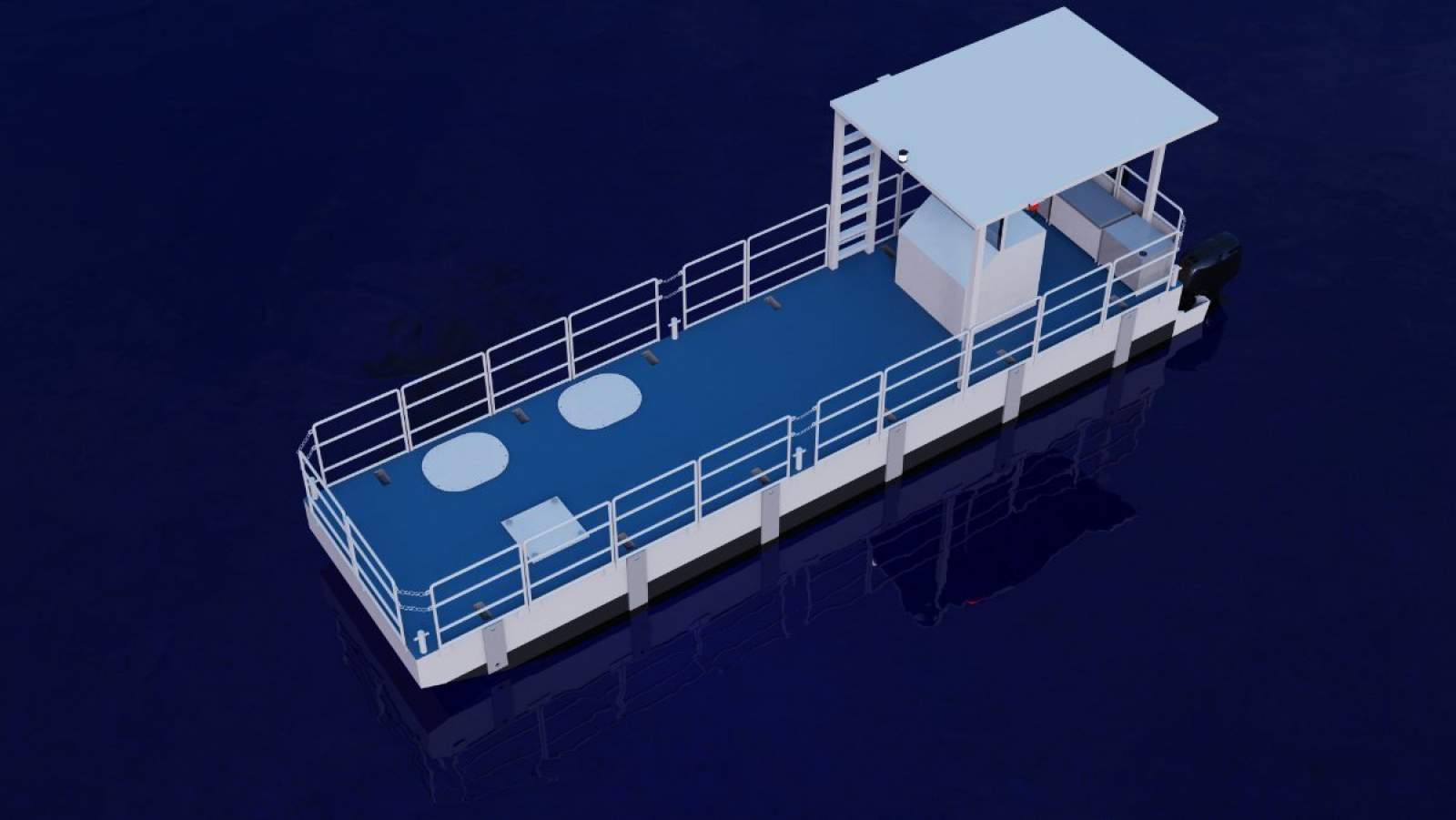 Stalwart Marine SPMB9000 -9.00 Metre Self Propelled Modular Barge With Ramp