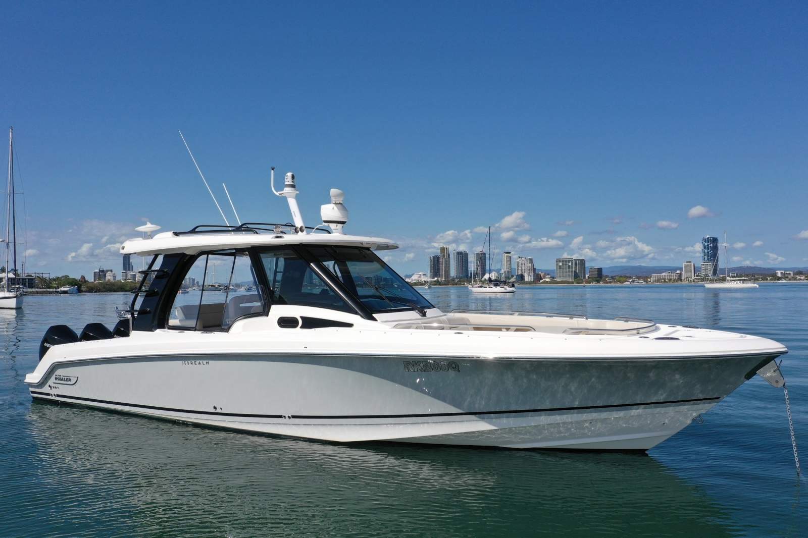 Boston Whaler 350 Realm Book a viewing during the Sanctuary Cove Boat show