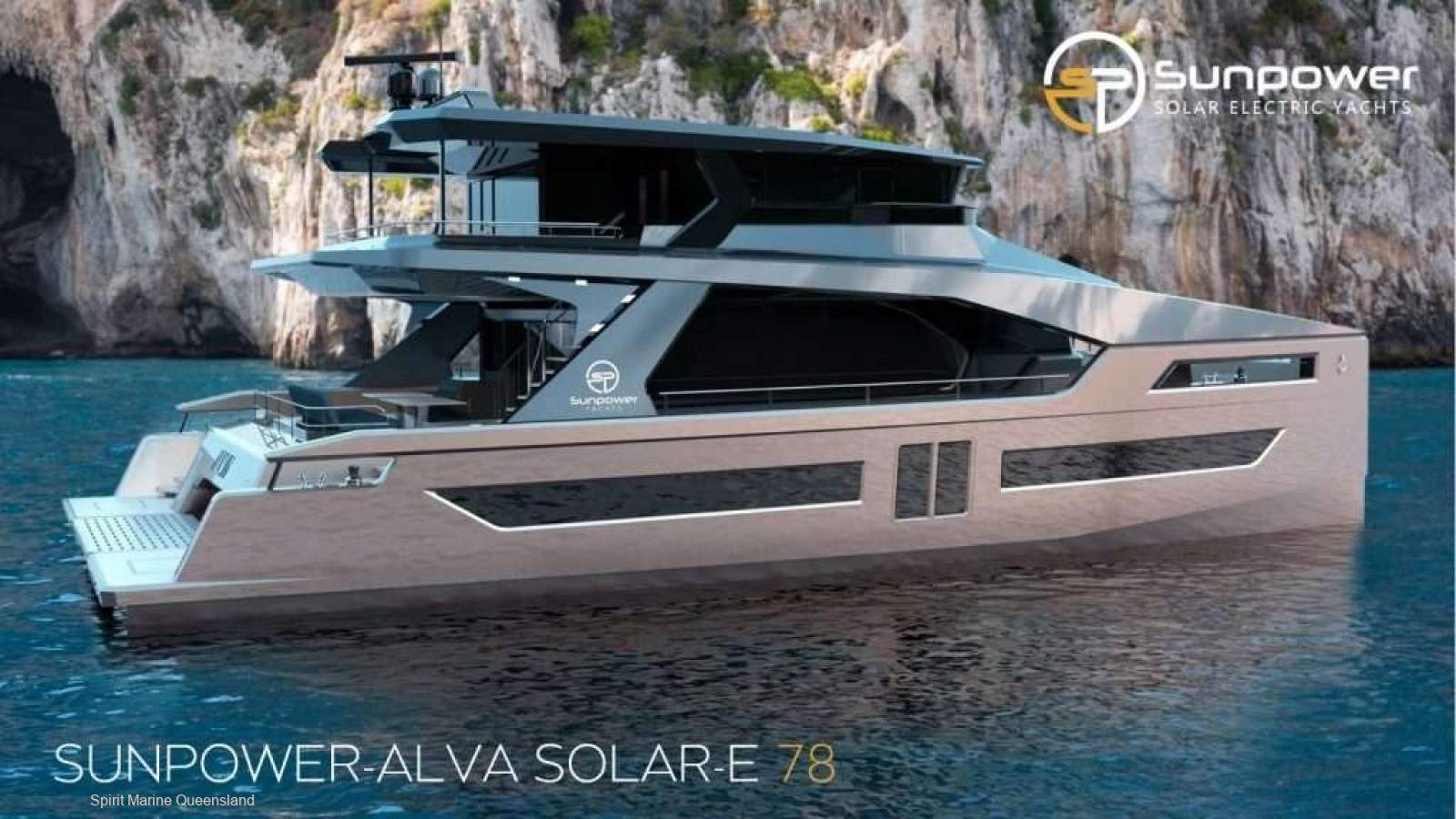 Sunpower Yachts Alva Solar E78 FB Enclosed