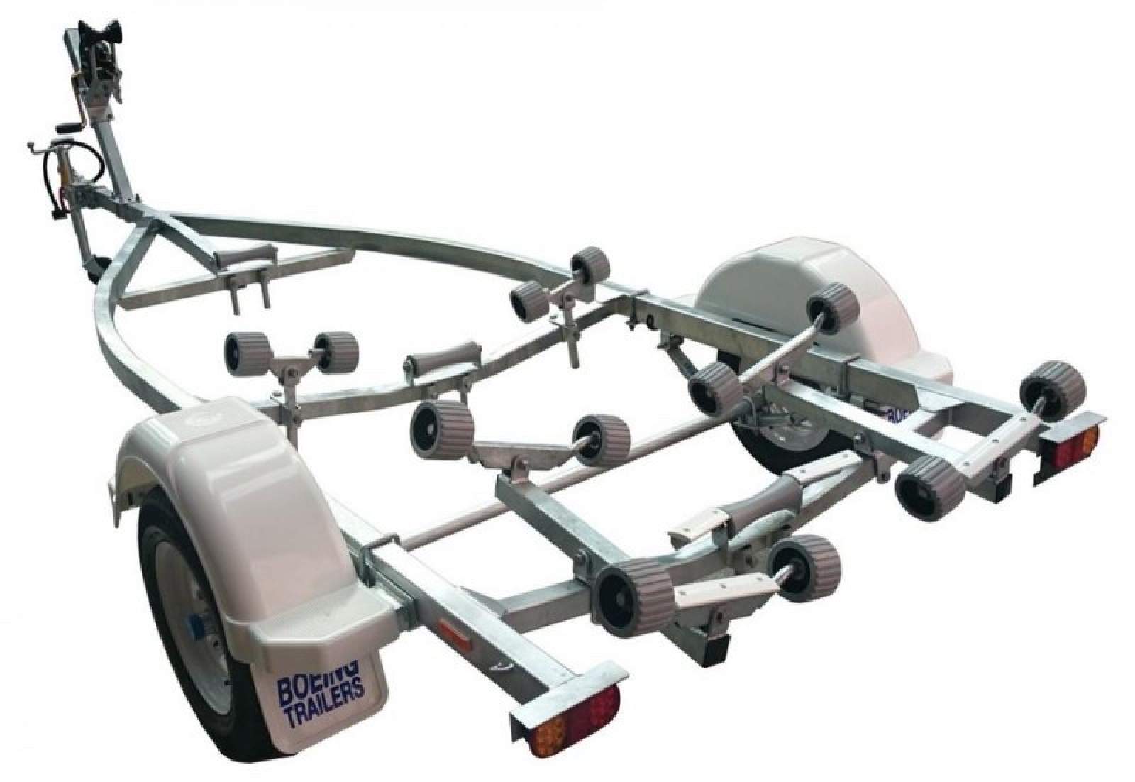 New BOEING TRAILERS-SINGLE 4.5M ROLLER TINNY / INFLATABLE ROLLER TRAILER