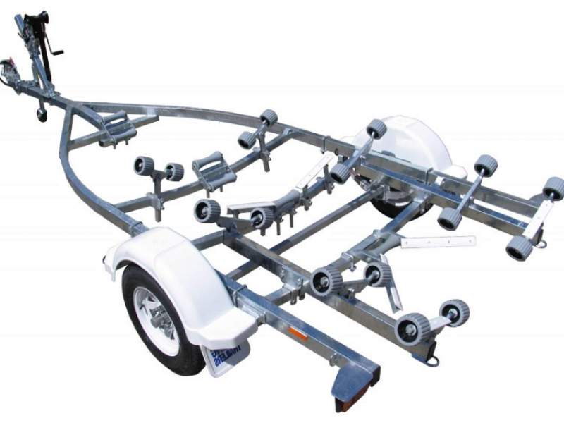 BOEING TRAILERS- SINGLE 4.5M ROLLER NON-BRAKED BOAT TRAILER