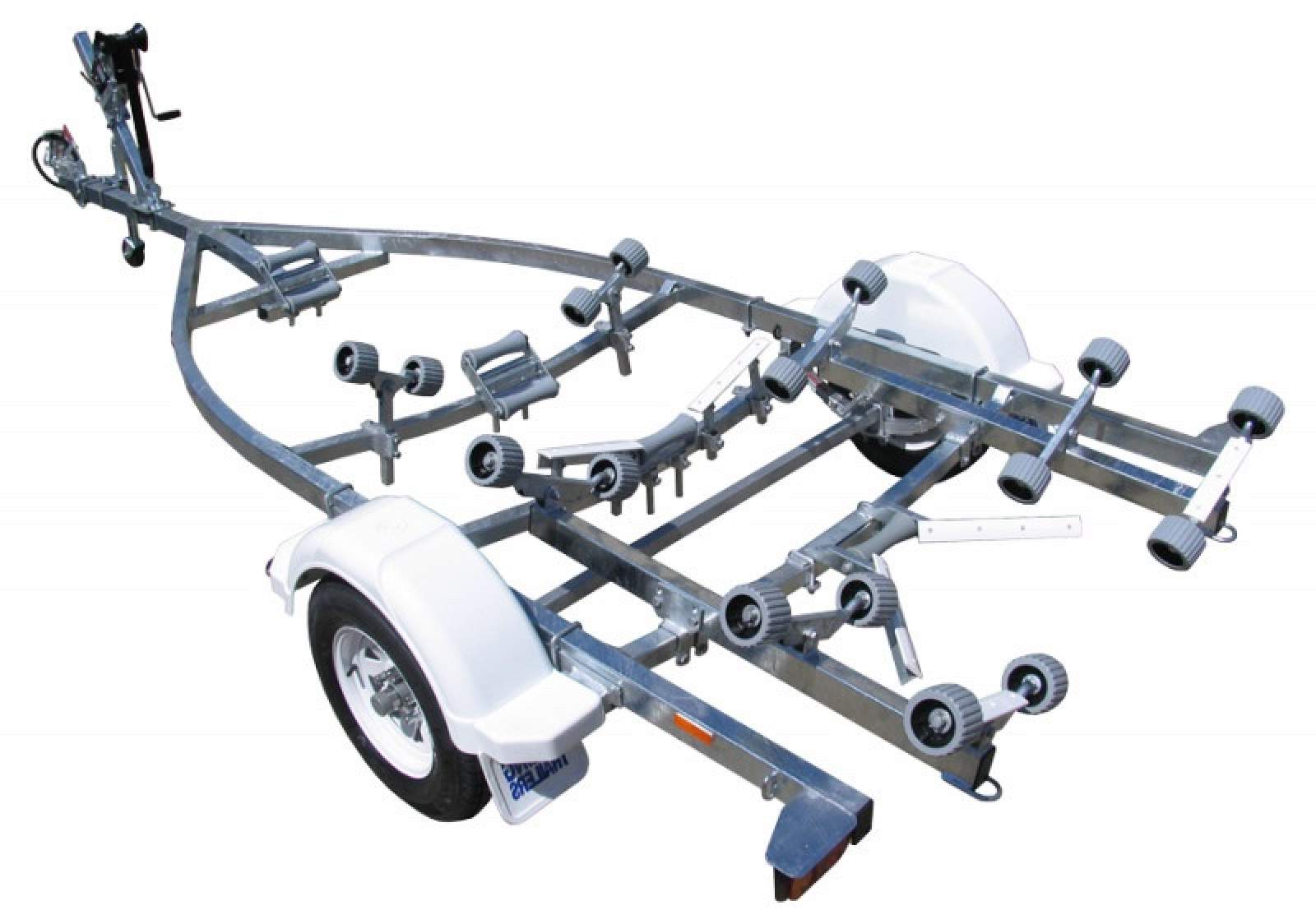 BOEING TRAILERS- SINGLE 4.8M ROLLER NON-BRAKED BOAT TRAILER