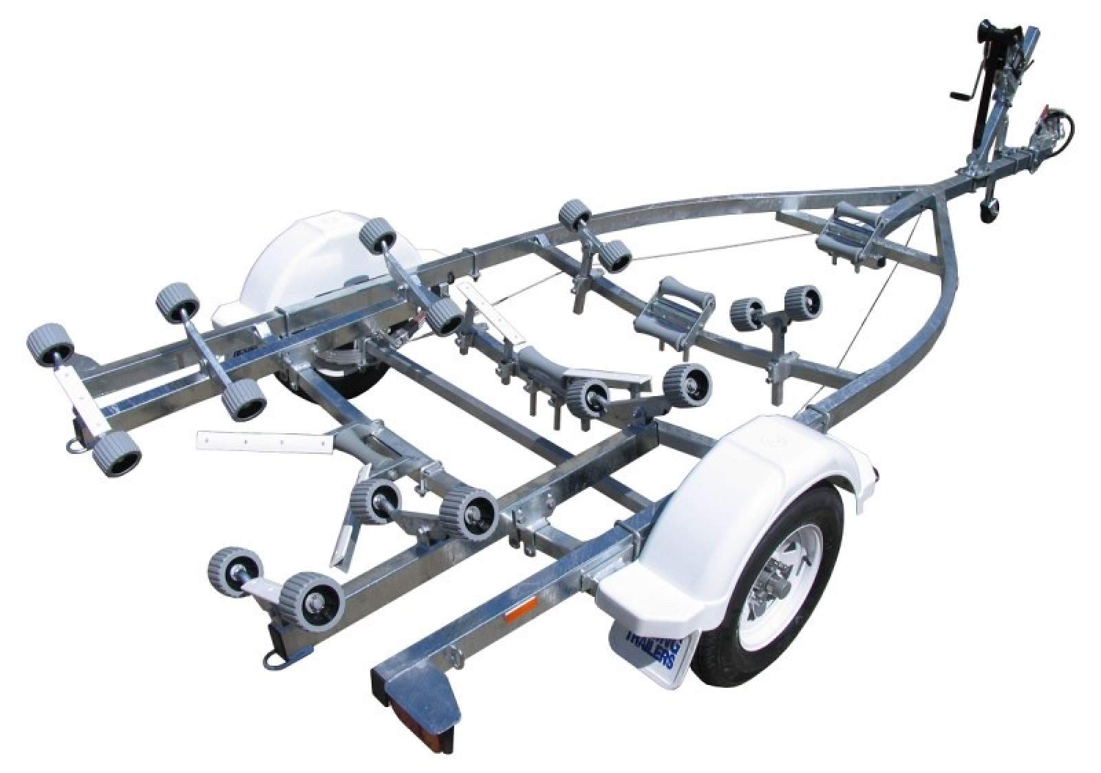 BOEING TRAILERS- SINGLE 5.2M ROLLER BRAKED BOAT TRAILER