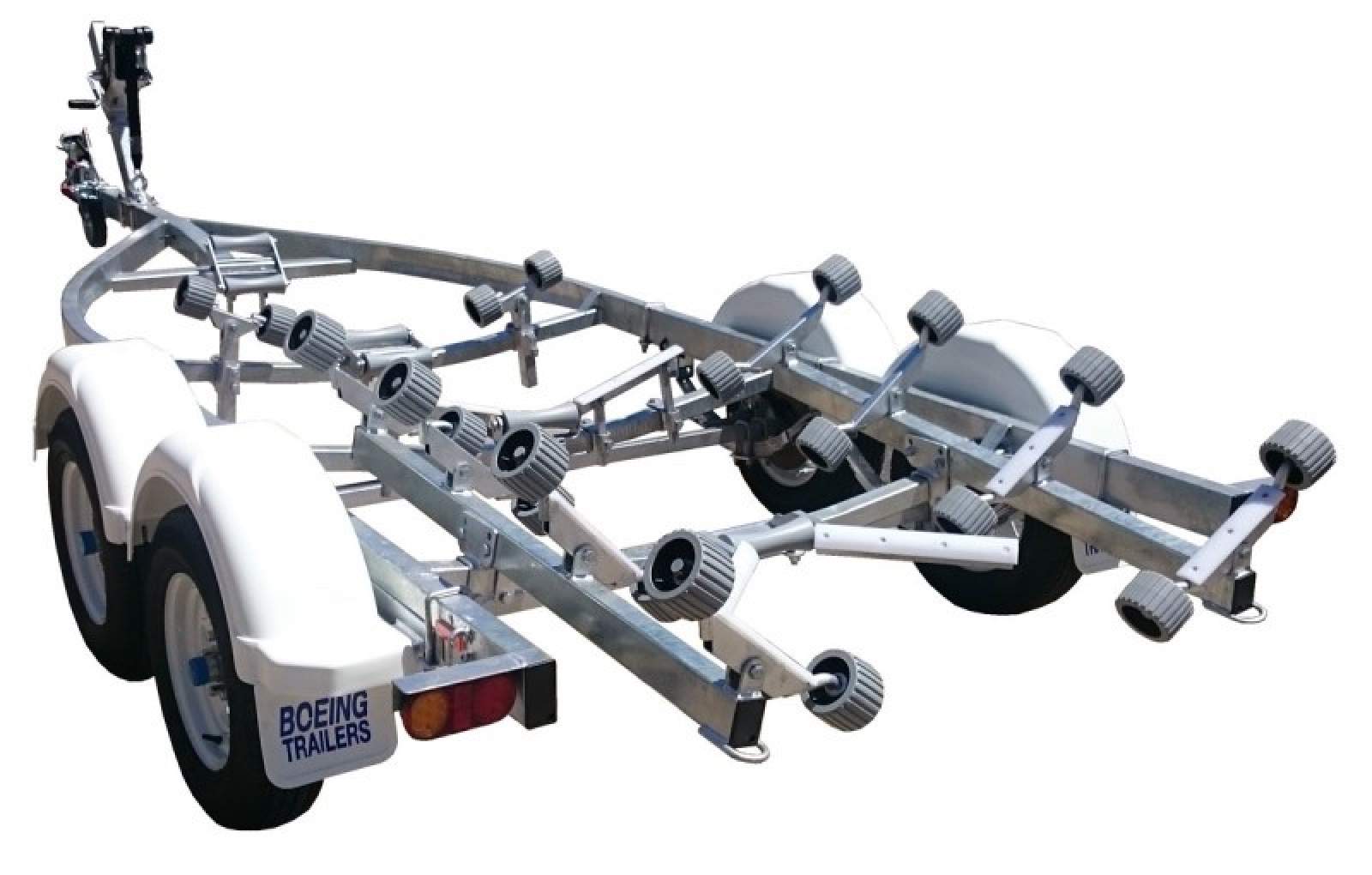 BOEING TRAILERS- TANDEM 5.5M ROLLER BRAKED BOAT TRAILER