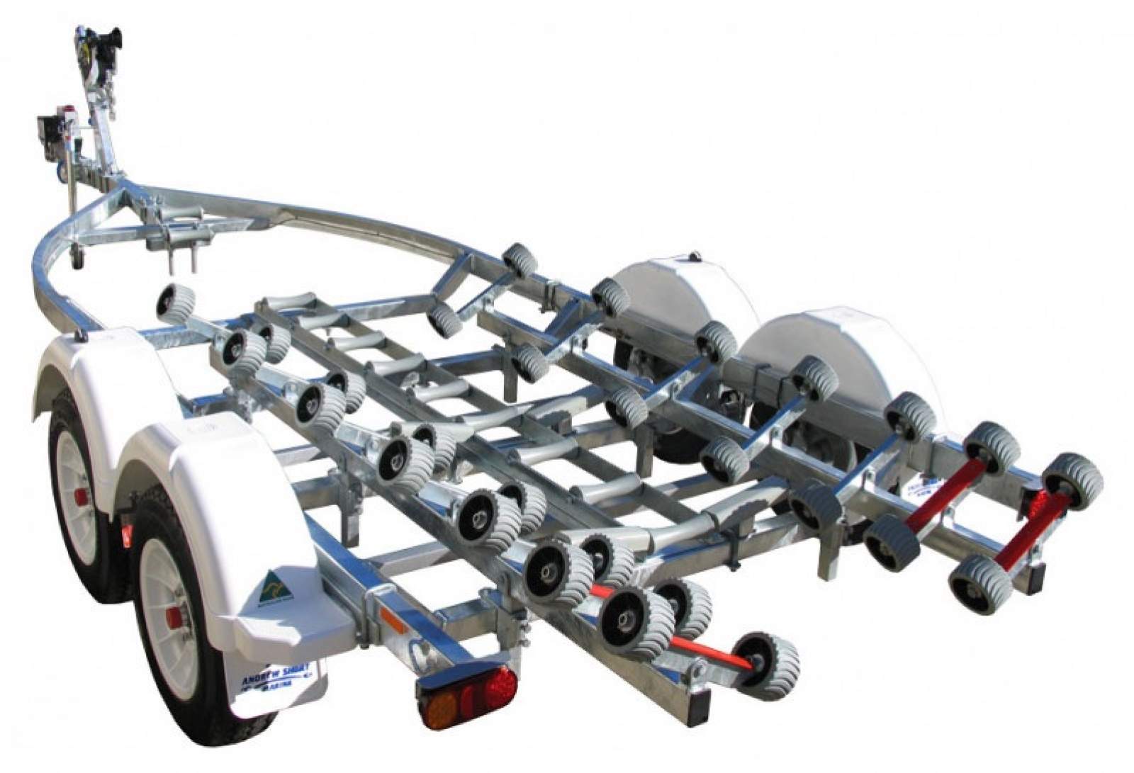BOEING TRAILERS- TANDEM 6.4M 3250KG WIDE BODY BOAT TRAILER