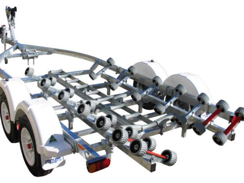 BOEING TRAILERS- TANDEM 6.4M 3250KG WIDE BODY BOAT TRAILER