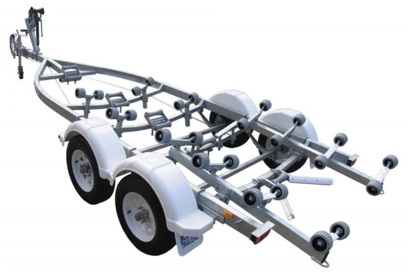 BOEING TRAILERS- TANDEM 6.7M ROLLER BRAKED BOAT TRAILER