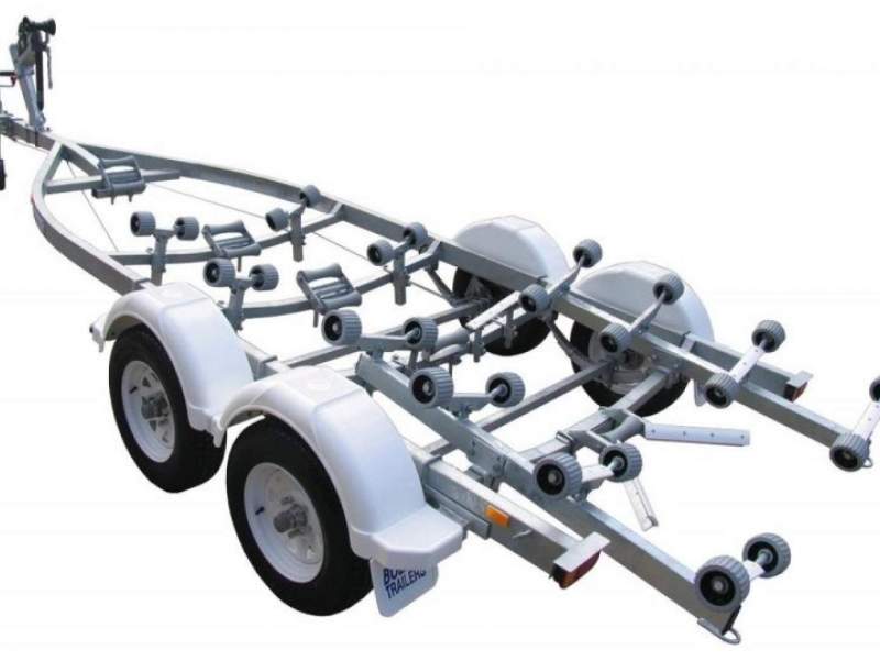 BOEING TRAILERS- TANDEM 6.7M ROLLER BRAKED BOAT TRAILER