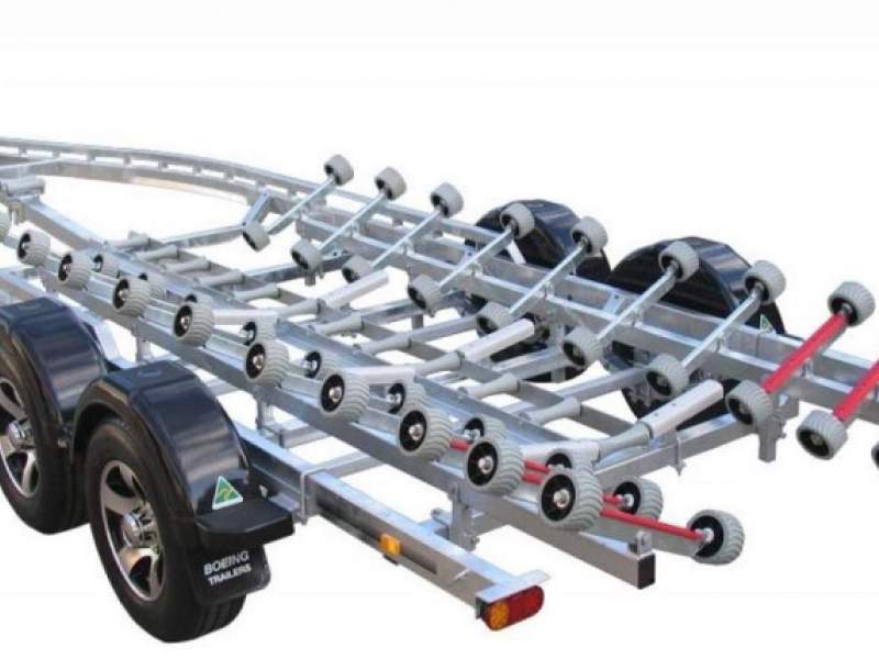 BOEING TRAILERS- TANDEM 7.2M 3500KG WIDE BODY BOAT TRAILER