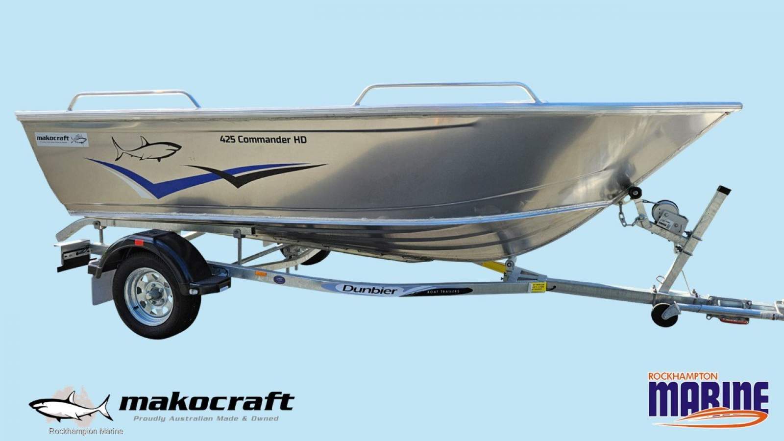Makocraft 425 Commander HD Open B, M, T PACKAGE FROM ROCKHAMPTON MARINE!!!