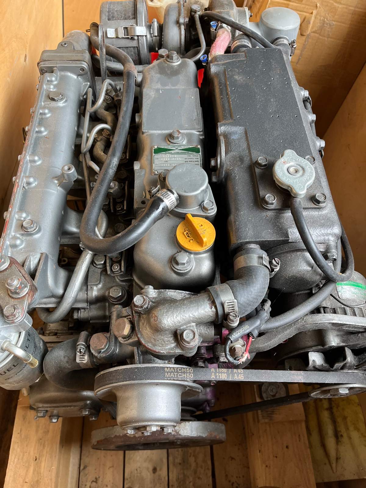 Yanmar 75 hp turbo diesel 4JH...