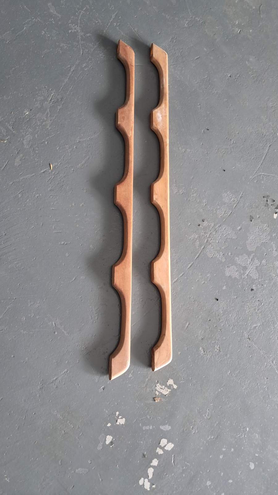 Whitworths teak grab rails.