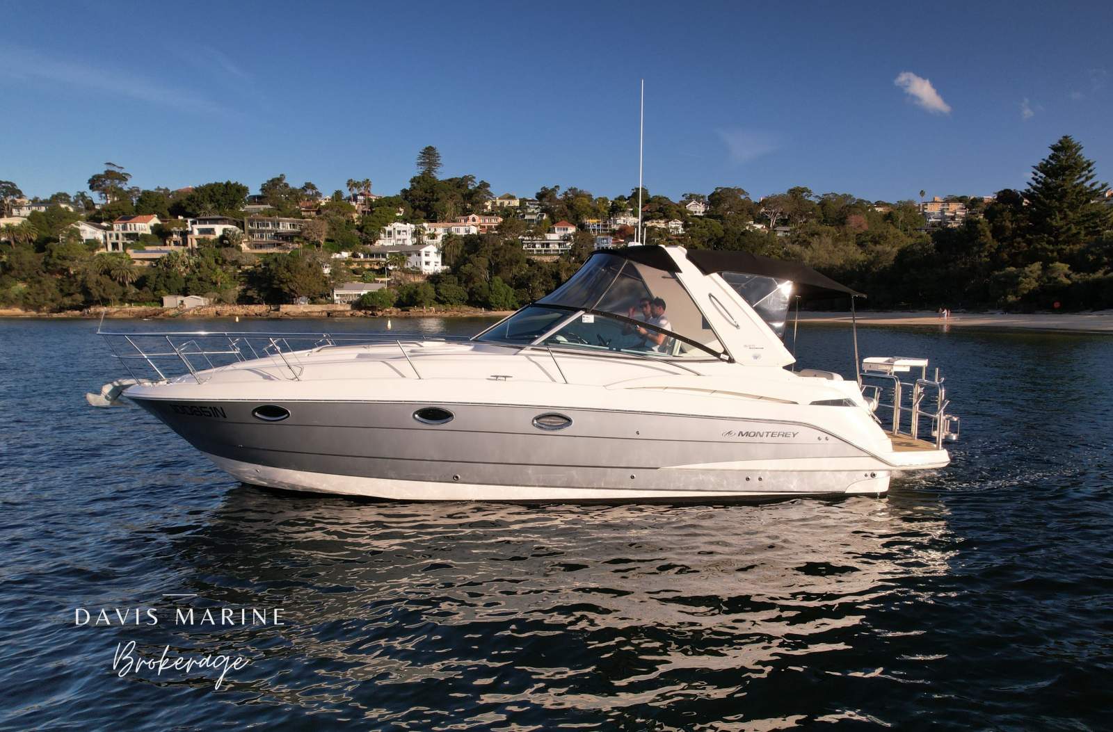 Monterey 330 Sports Yacht - REBUILT ENGINE AND STERN DRIVES - NEW TEAK DECK:2007 Monterey 330 Sports Yacht For Sale