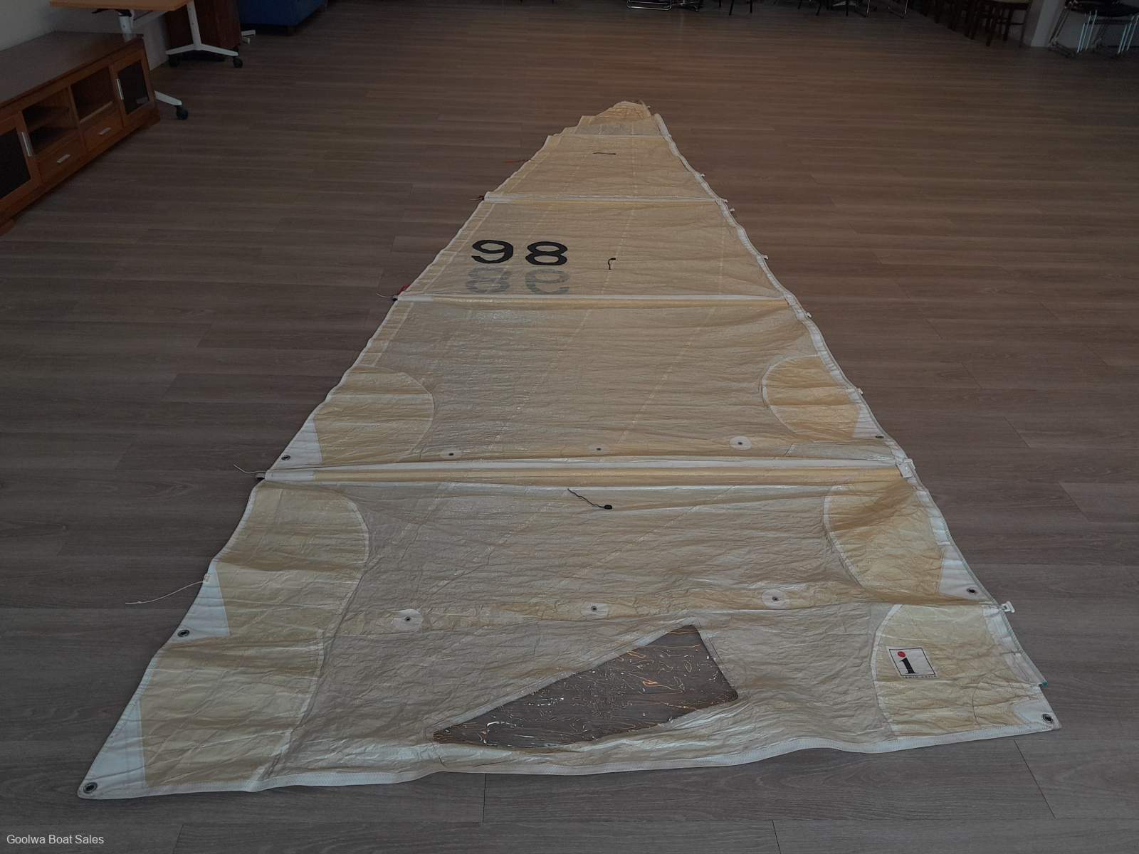 6.3 m mylar laminate mainsail